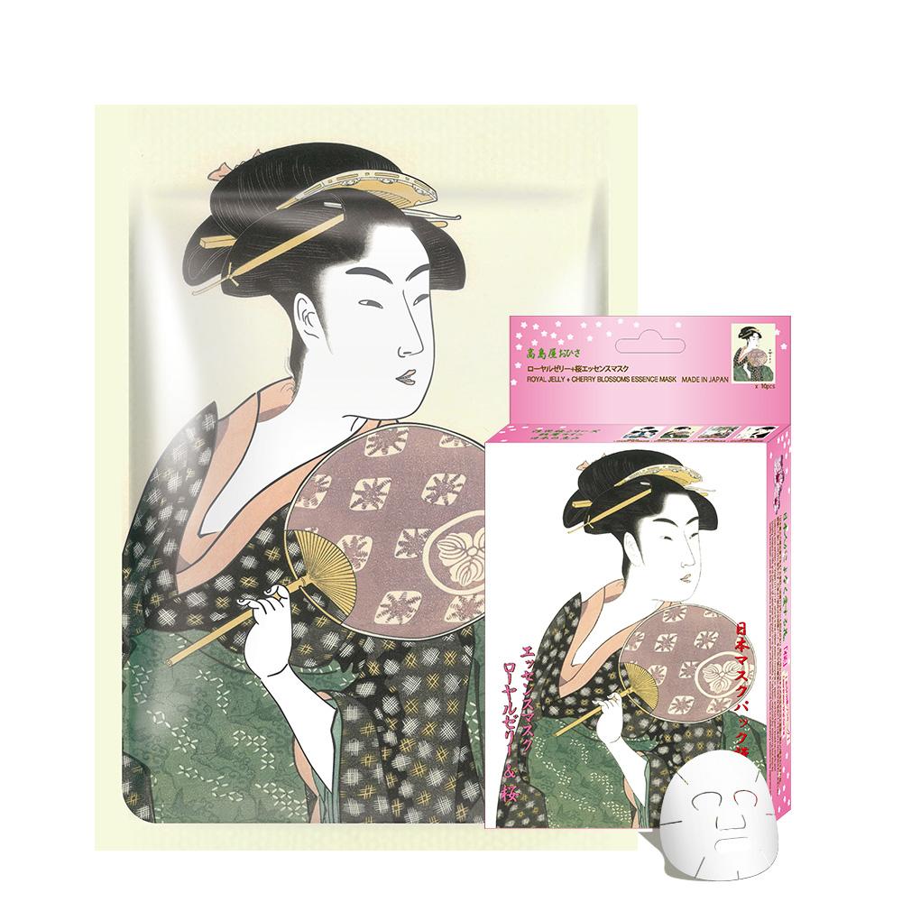 Mitomo Royal Jelly + Cherry Blossom Facial Essence Mask [JPSS00004-A-1