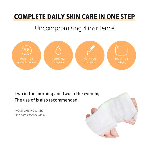 MITOMO Natural 512 Q10 Facial Essence Mask[MTSS00512-A-2Jx003]