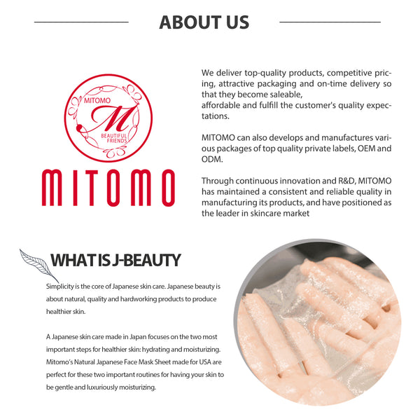 Mitomo Snail + EGF Regeneration Facial Essence Mask (10 Masks) 【MCSS00001-A-0】 - Mitomo 