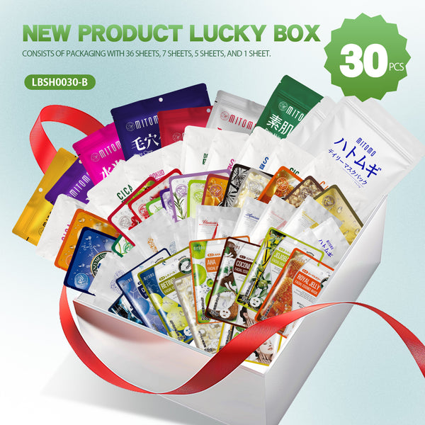 MITOMO Radiant Skin30-Sheet Lucky Box [LBSH0030-B]