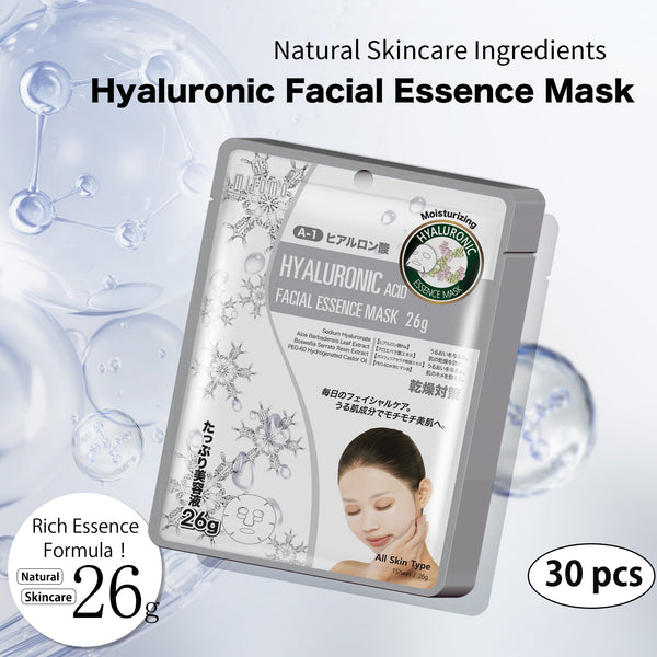MITOMO Natural 512 Hyaluronic Acid Facial Essence Mask[MTSS00512-A-1Jx003]