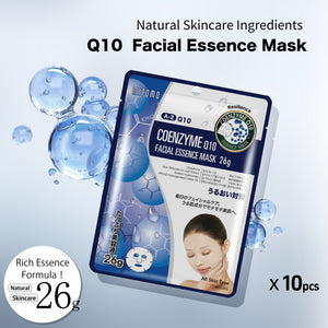 MITOMO Natural 512 Q10 Facial Essence Mask[MTSS00512-A-2J]