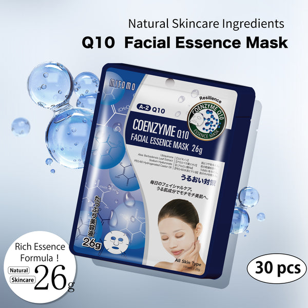 MITOMO Natural 512 Q10 Facial Essence Mask[MTSS00512-A-2Jx003]