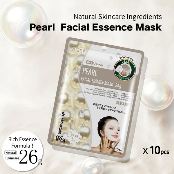 MITOMO Natural 512 Pearl Facial Essence Mask[MTSS00512-B-1Jx003]