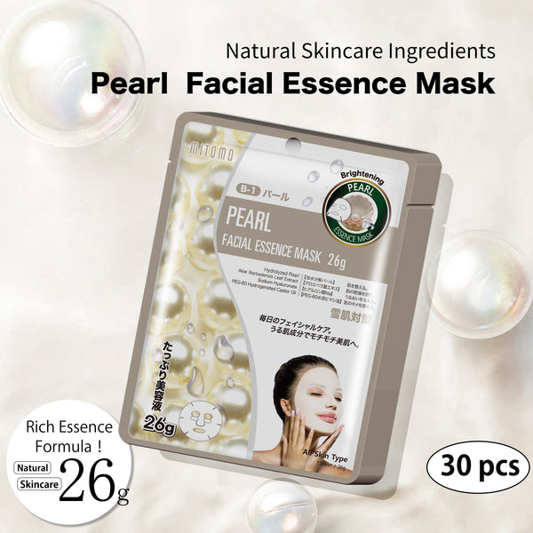 MITOMO Natural 512 Pearl Facial Essence Mask[MTSS00512-B-1Jx003]