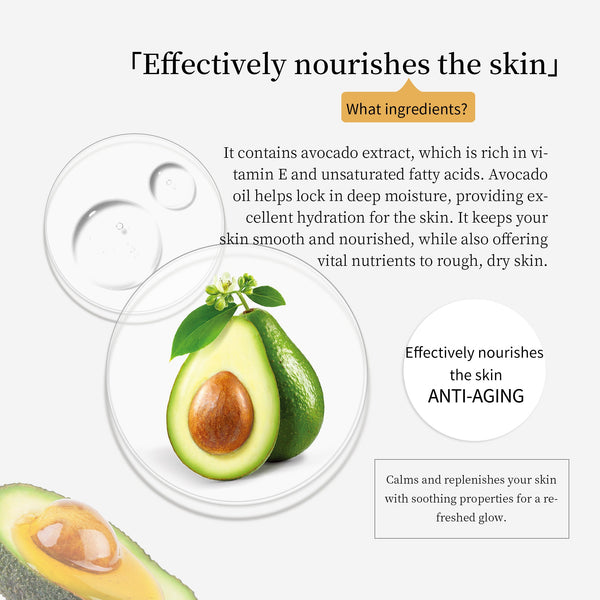 MITOMO Natural 512Avocado Seed Facial Essence Mask[MTSS00512-B-3Jx003]