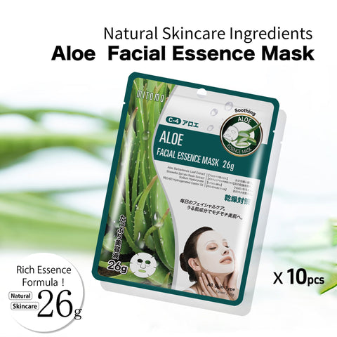 MITOMO Natural 512 Aloe Facial Essence Mask[MTSS00512-C-4J]x003