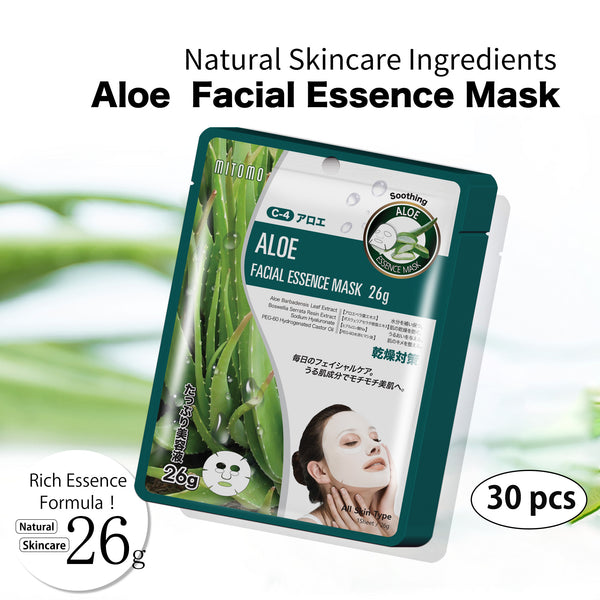 MITOMO Natural 512 Aloe Facial Essence Mask[MTSS00512-C-4Jx003]