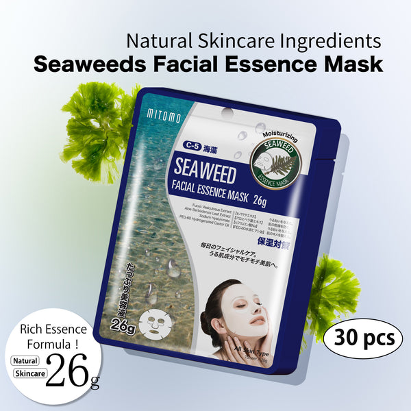 MITOMO Natural 512 Seaweed Facial Essence Mask[MTSS00512-C-5Jx003]