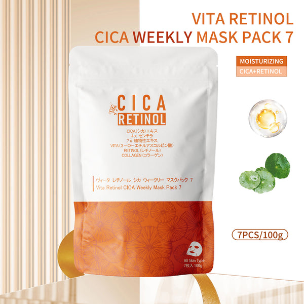 Vita Retinol CICA Weekly Mask Pack 7 [CCSA00001-D-100]