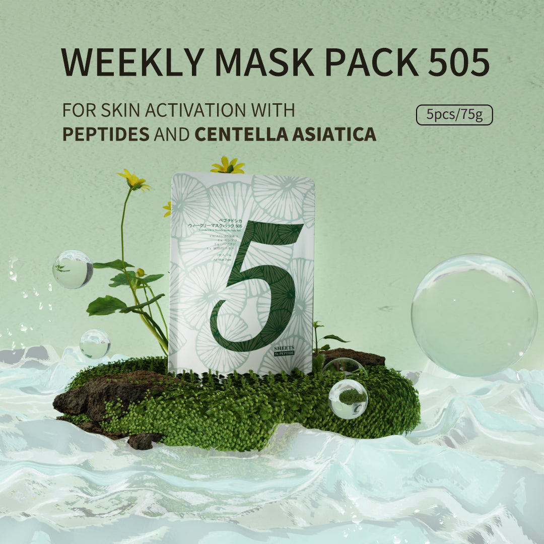 Weekly Mask Pack 505 for Skin Activation with Peptides and Centella Asiatica [CCSA00505-C-075]