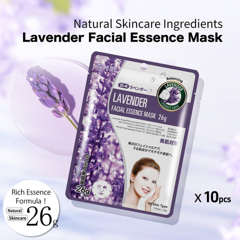 MITOMO Natural 512 Lavender Facial Essence Mask[MTSS00512-D-4J]x003