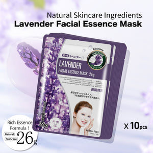 MITOMO Natural 512 Lavender Facial Essence Mask[MTSS00512-D-4J]