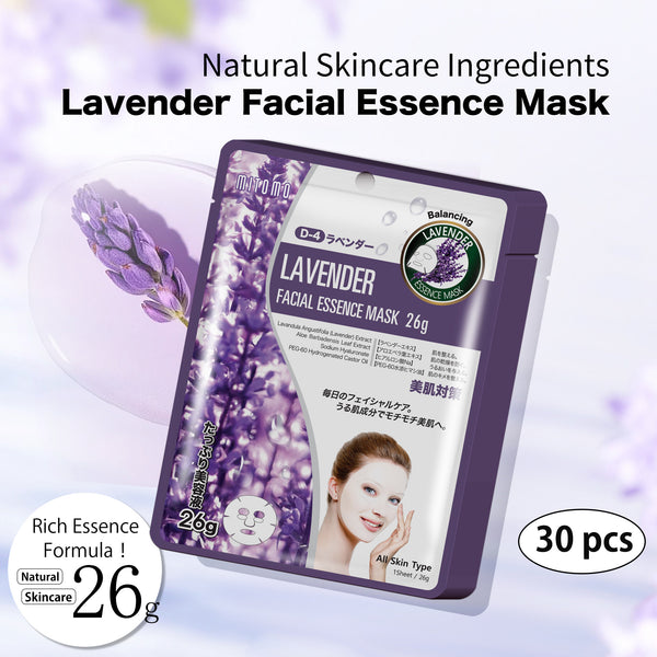 MITOMO Natural 512 Lavender Facial Essence Mask[MTSS00512-D-4Jx003]