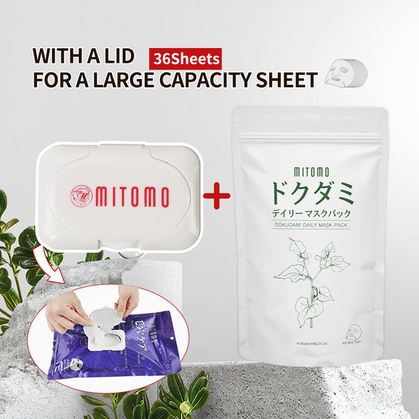 MITOMO DOKUDAMI Daily Mask Pack With A Lid[DM600-SET]