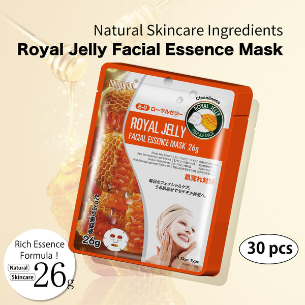 MITOMO Natural 512 Royal Jelly Facial Essence Mask[MTSS00512-E-0Jx003]