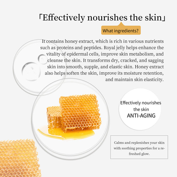 MITOMO Natural 512 Royal Jelly Facial Essence Mask[MTSS00512-E-0J]