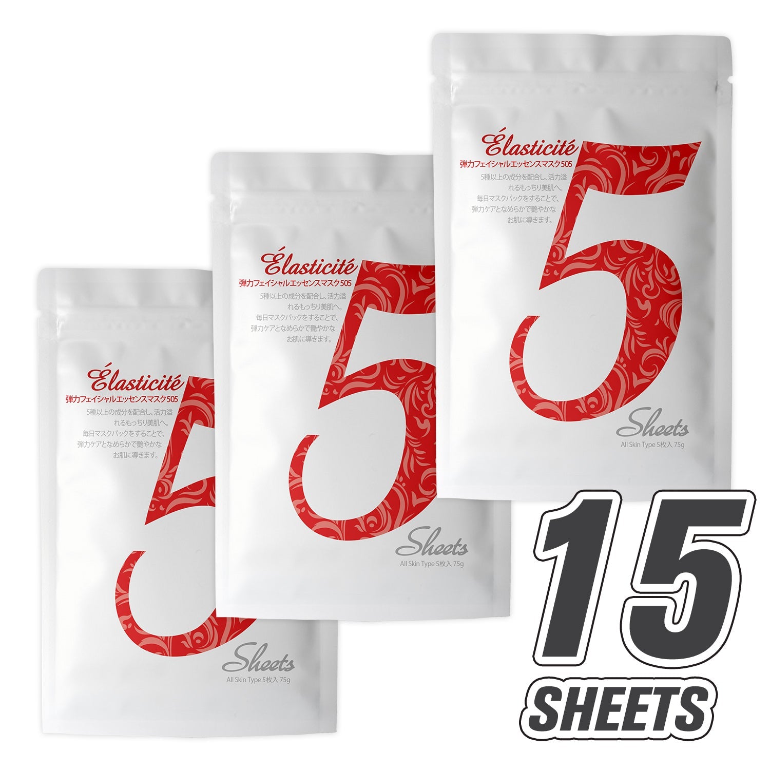 MITOMO Elasticity Facial Essence Mask 505 (30 Sheets) [HSSA00505-C-0x003]