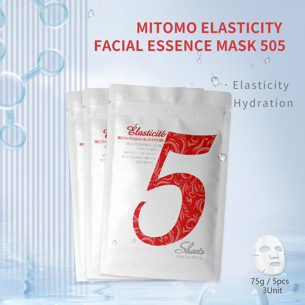 MITOMO Elasticity Facial Essence Mask 505 (30 Sheets) [HSSA00505-C-0x003]