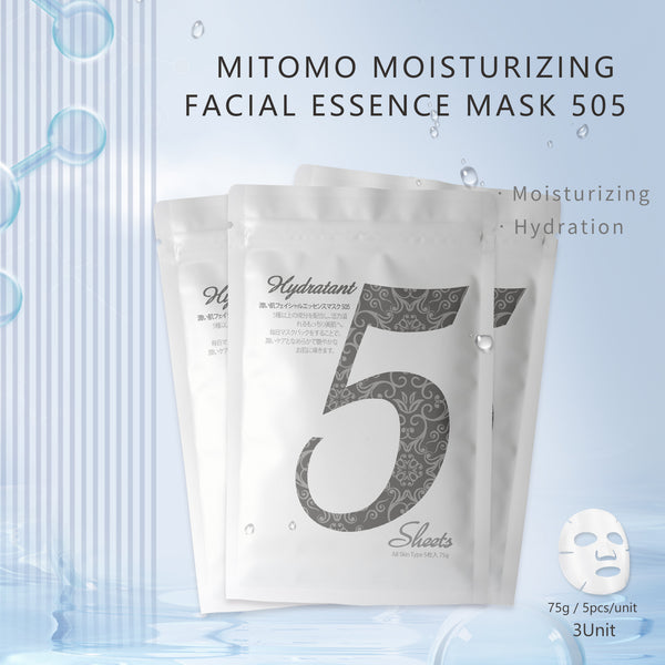 MITOMO Moisturizing Facial Essence Mask 505 (30 Sheets) [HSSA00505-C-1x003]