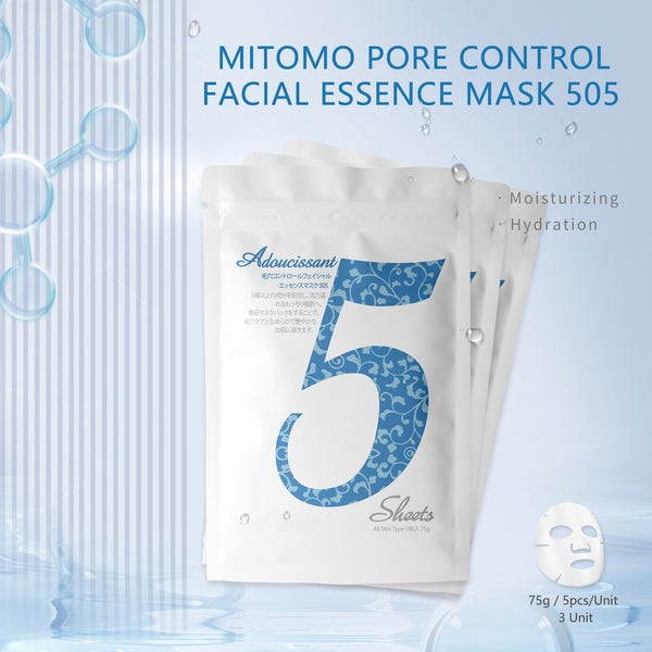 MITOMO Pore Control Facial Essence Mask 505 (30 Sheets) [HSSA00505-C-3x003]