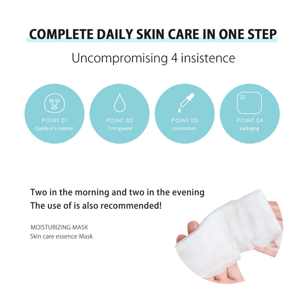 MITOMO Skin-Repair Skincare Beauty Face Mask Sheet bundles: 4 types - 12 Packs [TKMT00006-07-012]