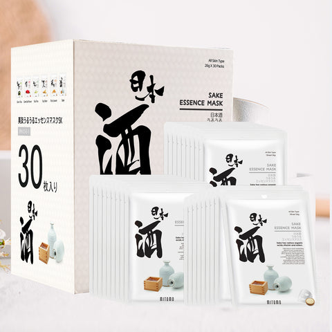 Mitomo Sake Facial Essence Mask [JPSS00612-E-5x003]