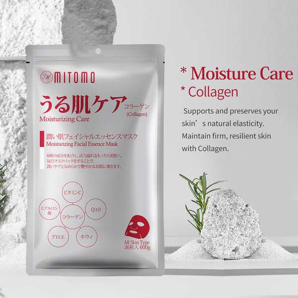MITOMO A-Type Mask Set (3 × 36 sheets) Choose from 9 types, mix & match as you like! Made in Japan, skin-friendly quality you can trust.