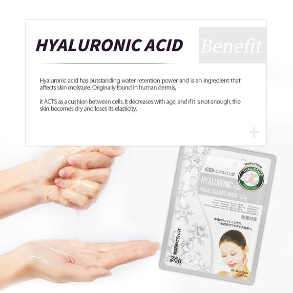 MITOMO Natural 516 Hyaluronic Acid Facial Essence Mask[MTSS00516-A-1]