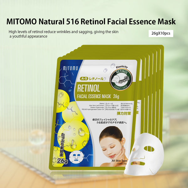 MITOMO Natural 516 Retinol Facial Essence Mask[MTSS00516-A-5]