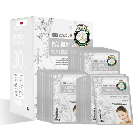 MITOMO Natural 516 Hyaluronic Acid Facial Essence Mask/30 Sheets[MTSS00516-A-1x003]