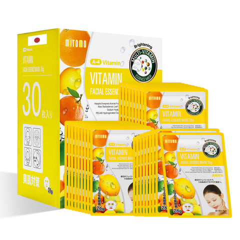 MITOMO Natural 516 Vitamin Facial Essence Mask/30 Sheets[MTSS00516-A-4x003]