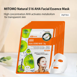 MITOMO Natural 516 AHA Facial Essence Mask[MTSS00516-B-2]