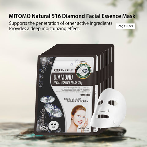 MITOMO Natural 516 Diamond Facial Essence Mask[MTSS00516-D-0]