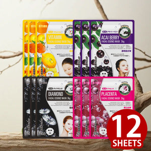 MITOMO  Anti-Inflammation Skincare Beauty Face Mask Sheet bundles: 4 types - 12 Packs [TKMT00006-08-012]