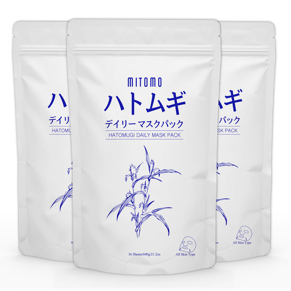 MITOMO A-Type Mask Set (3 × 36 sheets) Choose from 9 types, mix & match as you like! Made in Japan, skin-friendly quality you can trust.