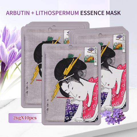 Mitomo Arbutin + Lithospermum Firming Essence Mask: Infused with Arbutin and Lithospermum Extract for Enhanced Elasticity [JPSS00602-A-0]
