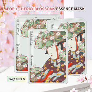 Mitomo Aloe + Cherry Blossom Facial Essence Mask [JPSS00604-A-2]