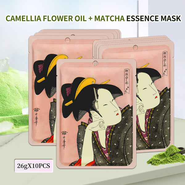 Mitomo Camellia + Matcha Facial Essence Mask [JPSS00605-A-1]