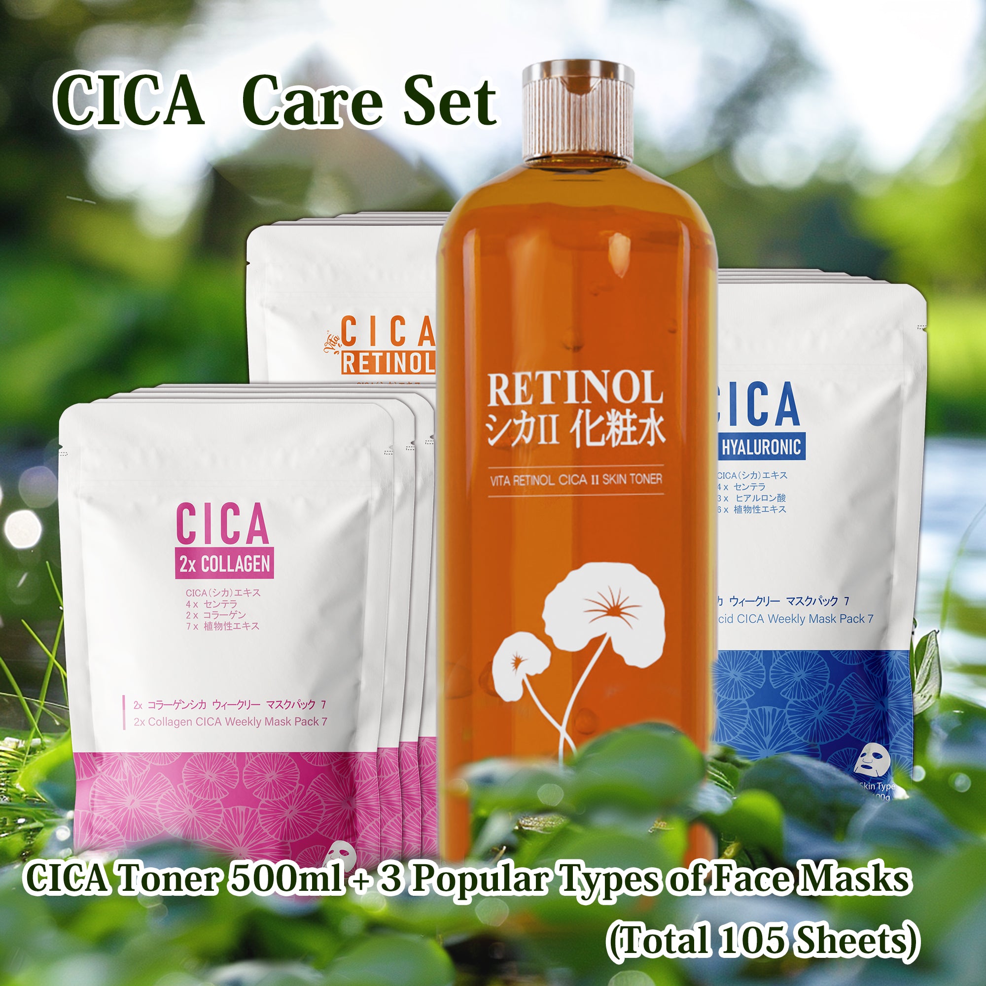 Mitomo - Natural Trendy Japanese Face Mask Sheet and Cosmetics