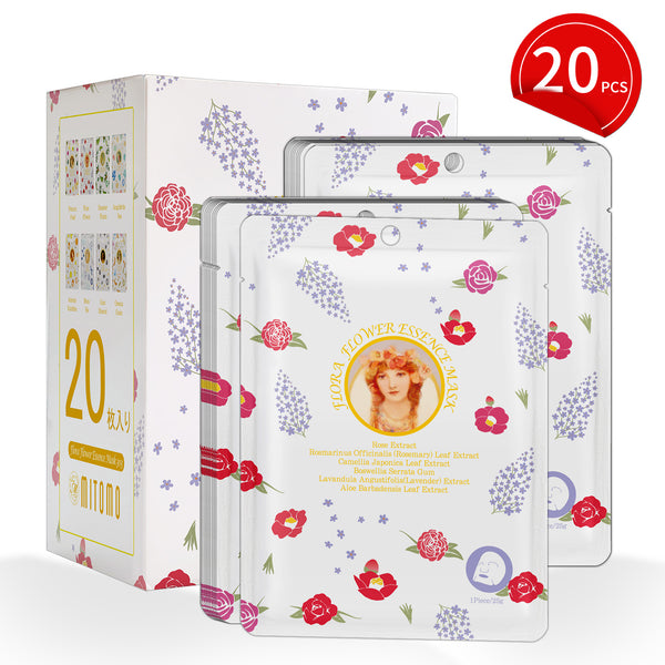 MITOMO Flora Flower Essence Mask 303  /25gX20 pcs [MGSS00303-B-025x002]