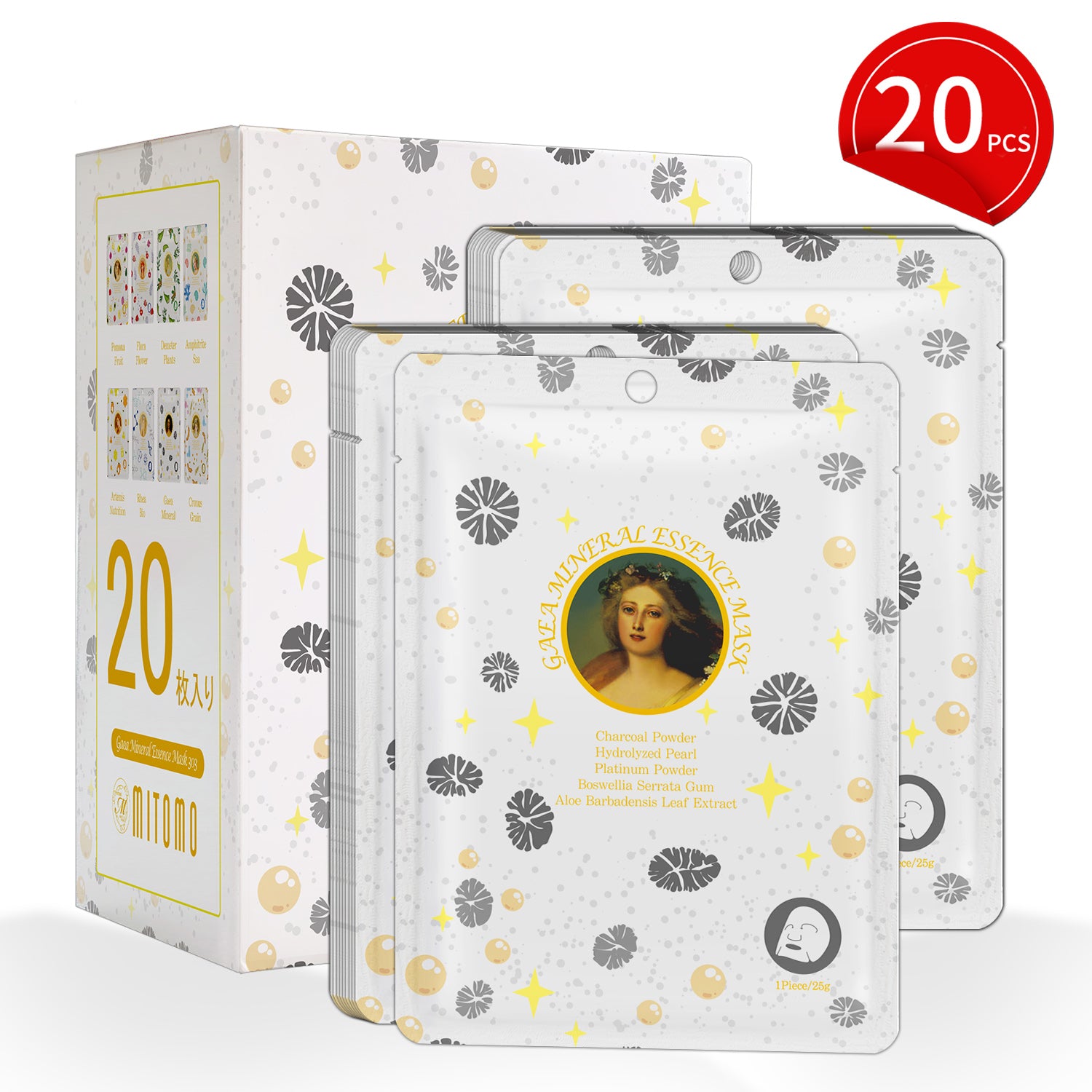 MITOMO  Gaea Mineral Essence Mask 303  /25gX20 pcs [MGSS00303-G-025x002]
