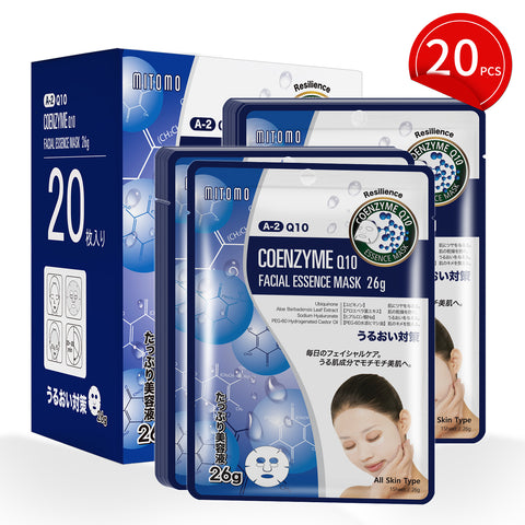 MITOMO Natural 512 Q10 Facial Essence Mask[MTSS00512-A-2Jx002]