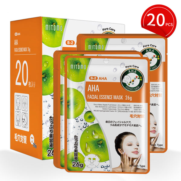 MITOMO Natural 512 AHA Facial Essence Mask[MTSS00512-B-2Jx002]