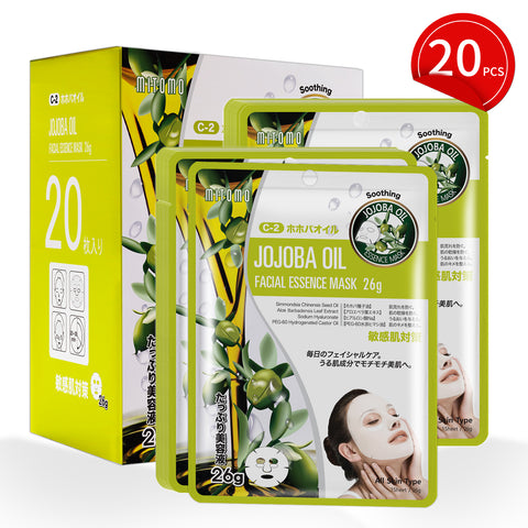 MITOMO Natural 512 Jojoba Oil Facial Essence Mask[MTSS00512-C-2Jx002]
