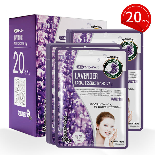 MITOMO Natural 512 Lavender Facial Essence Mask[MTSS00512-D-4Jx002]