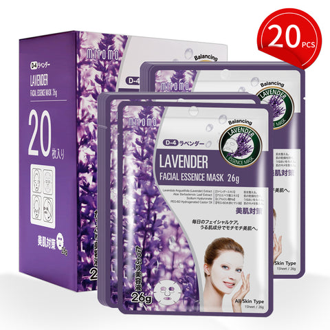 MITOMO Natural 512 Lavender Facial Essence Mask[MTSS00512-D-4Jx002]