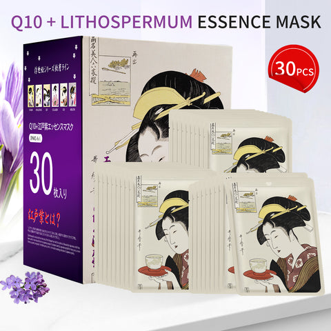 MITOMO Q10 + LITHOSPERMUM ESSENCE MASK /30PCS [JPSS00602-A-1x003]