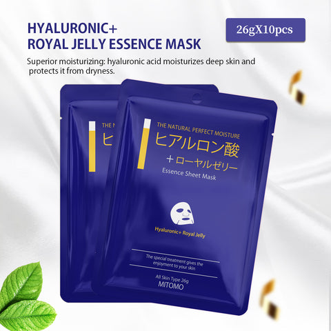MITOMO HYALURONIC+ROYAL JELLY ESSENCE MASK[MCSS00601-A-0]