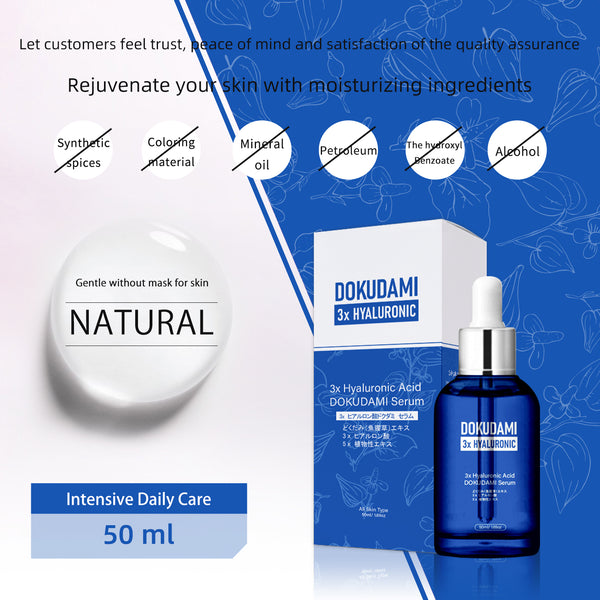 3x Hyaluronic Acid DOKUDAMI Serum [DD001-B-050] - Mitomo 